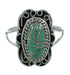 Southwestern Sterling Silver And Turquoise Jewelry Ring Size 6 YX69680